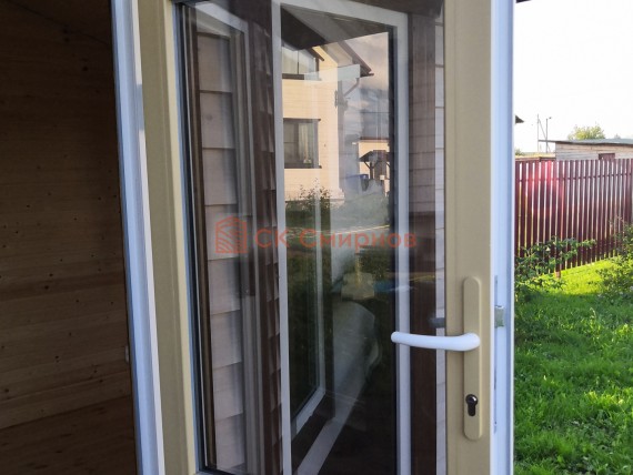 ПВХ окна крашенные