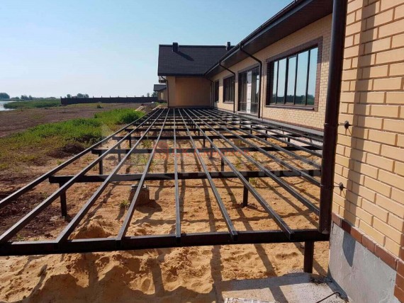 Свайно-винтовой фундамент