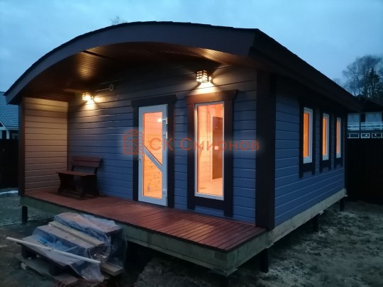 Апрель 2021 - баня из бруса №108