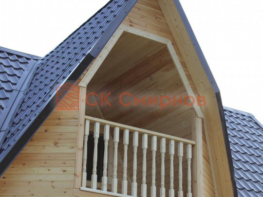 Август 2014 - дом из бруса №2