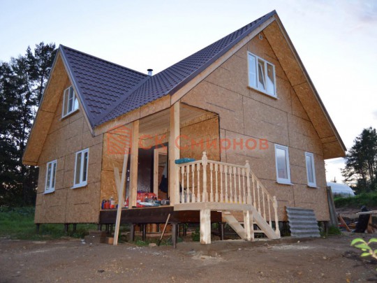 Сентябрь 2017 - дом из бруса №43