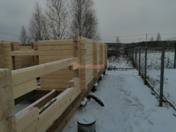 Фото №67: баня из бруса 118