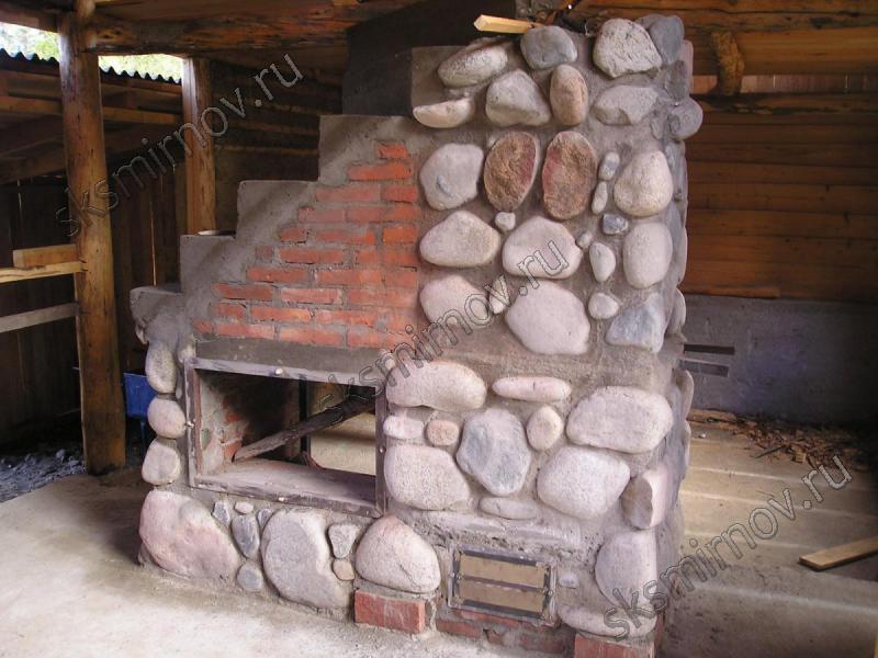 Необычная печь в бане
